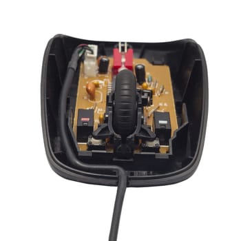 Inside Computer Mouse isolated 