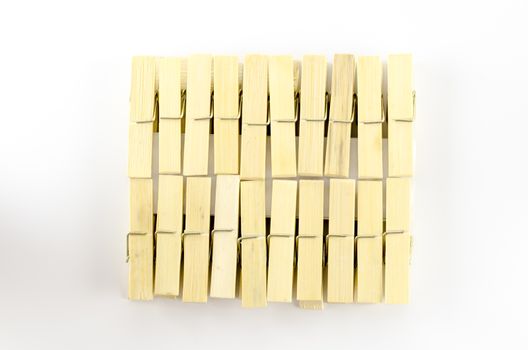 clothes pin on a white background
