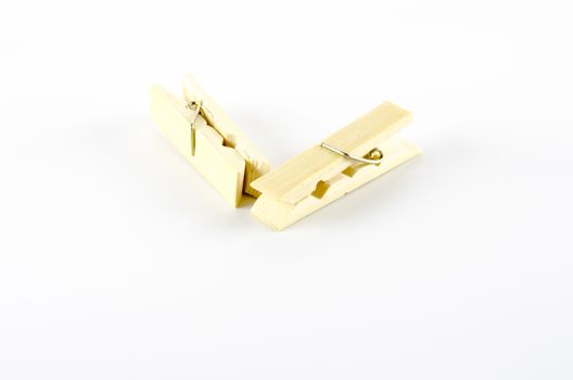 clothes pin on a white background
