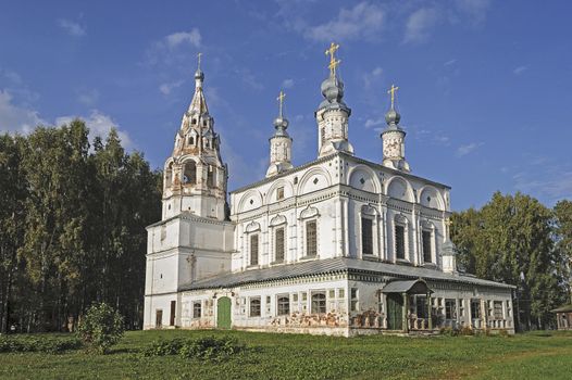 Transfiguration Church (late 17th century) in Veliky Ustyug, North Russia