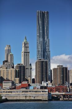 Lower Manhattan Skyline. New York City