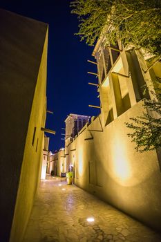 Arab Street in the old part of Dubai, UAE