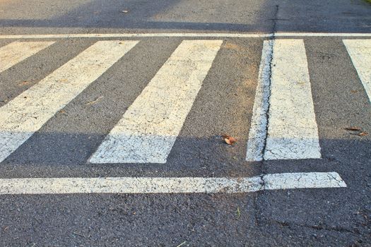 Crosswalk In the evening