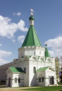 Archangel Michael's Cathedral. Kremlin in Nizhny Novgorod. May. Russia