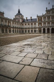 majestic palace of Aranjuez in Madrid, Spain