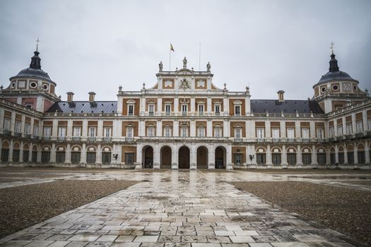 majestic palace of Aranjuez in Madrid, Spain