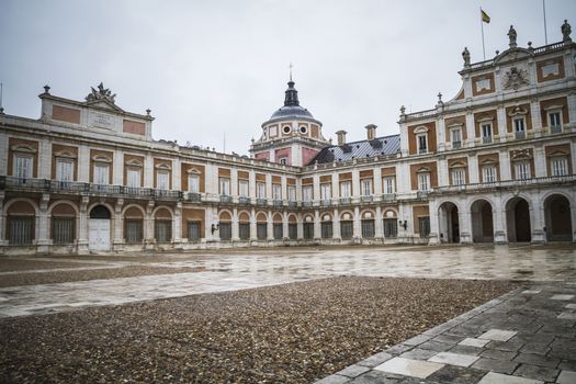 majestic palace of Aranjuez in Madrid, Spain