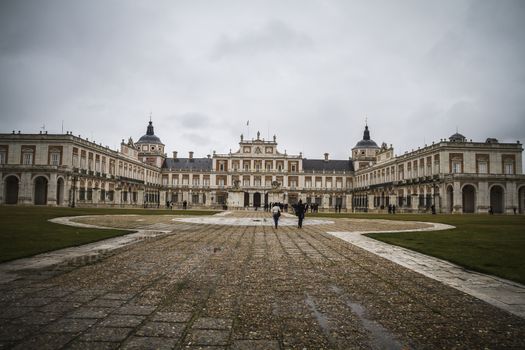 majestic palace of Aranjuez in Madrid, Spain