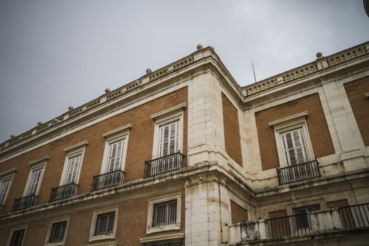 Real, majestic palace of Aranjuez in Madrid, Spain