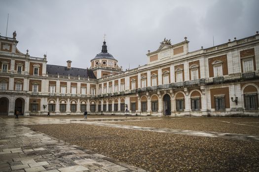 majestic palace of Aranjuez in Madrid, Spain