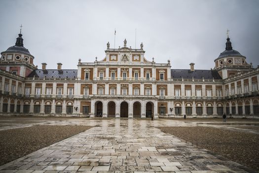 majestic palace of Aranjuez in Madrid, Spain