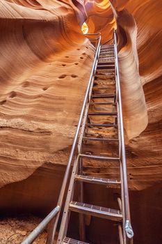 View of Antelope Canyon exit, Page, USA