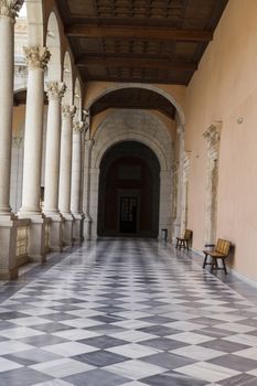 Indoor palace, Alcazar de Toledo, Spain