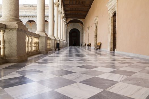 backyard, Indoor palace, Alcazar de Toledo, Spain