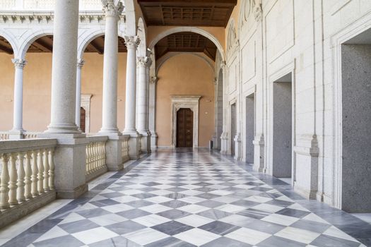 Indoor palace, Alcazar de Toledo, Spain