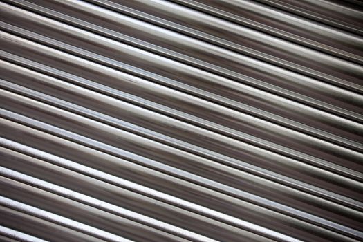 diagonal corrugated metal surface