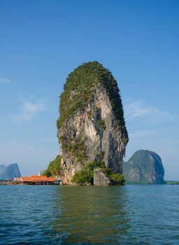 Muslim floating village at Panyee island, Phanga, Thailand 