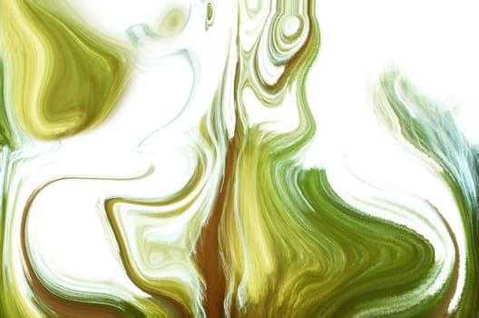 Green brown white abstract lines background texture