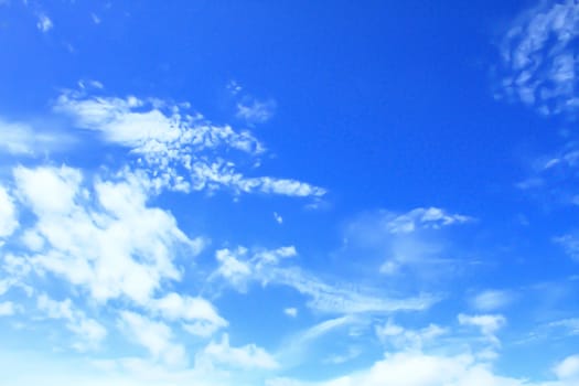 blue sky with white clouds. can be used as background