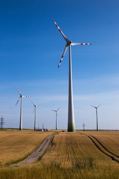 Windmill ecological green energy saving natural environment