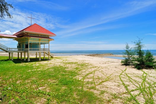 Palace Marukhathaiyawan in Cha-Am, Phetchaburi, Thailand.