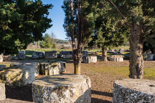 Ruins of the Nemea Archaeological Site, Greece