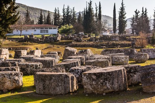 Ruins of the Nemea Archaeological Site, Greece