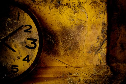 Grunge Clock Background Texture