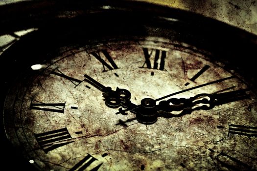 Grunge Clock Background Texture