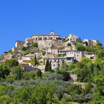 Famous Gordes medieval village in Southern France