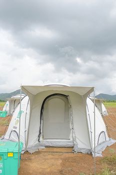 The Shelter Tent for Refuging from Natural Disaster.