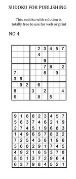 Sudoku for free use with solution