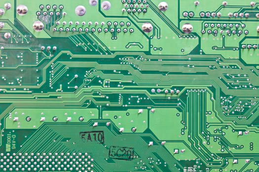 Abstract background with old computer circuit board