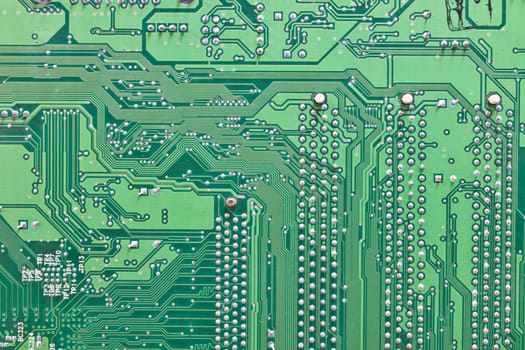 Abstract background with old computer circuit board