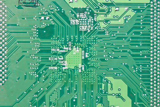 Abstract background with old computer circuit board