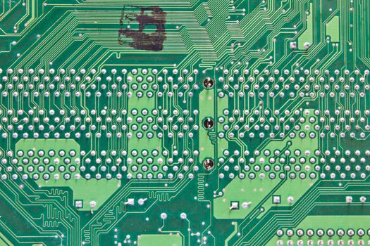 Abstract background with old computer circuit board