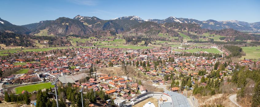 An image of the beautiful alps at Garmisch Partenkirchen Bavaria Germany