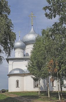 Church of the Assumption (built in 1553) - the first stone building in Belozersk, North Russia