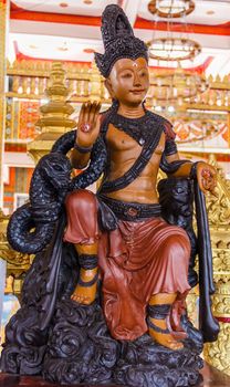 The statue in Phra Mahathat Kaen Nakhon