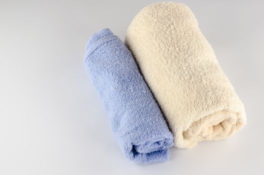 towel on a white background