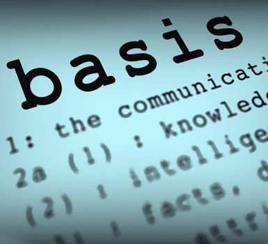 Basis Definition Meaning Principles And Essential Ideas