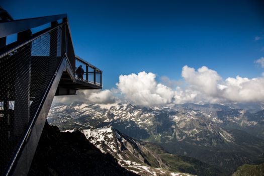 Mountains panorama in the high Alps Austria