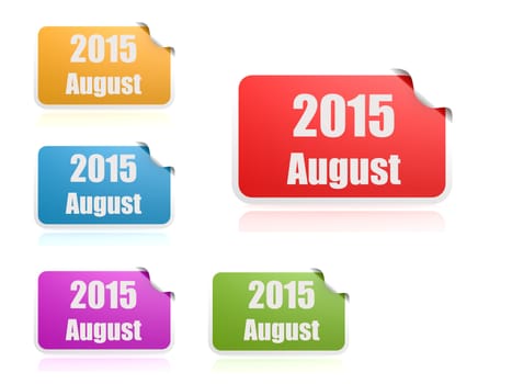 August of 2015