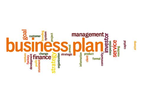 Business plan word cloud