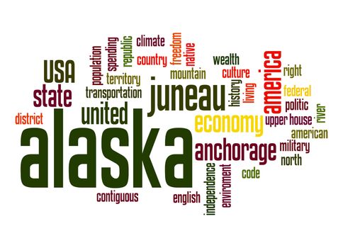 Alaska word cloud