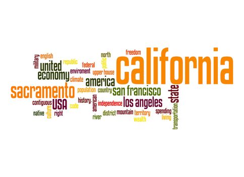 California word cloud