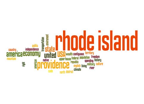 Rhode Island word cloud