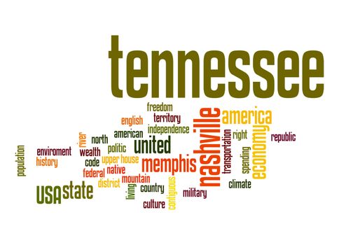 Tennessee word cloud