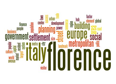 Florence word cloud