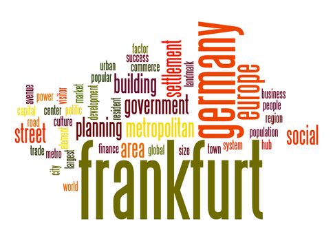 Frankfurt word cloud